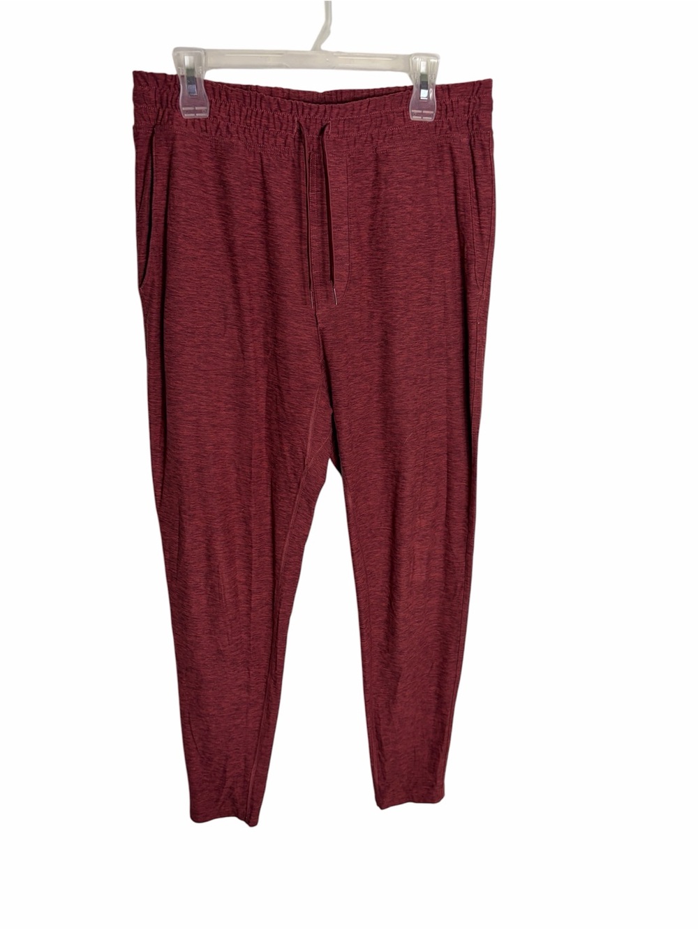 Outdoor Voices heathered maroon lightweight sweatpants with pockets size M